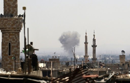 برخورد موشک معارضان به دمشق هشت کشته برجای گذاشت
